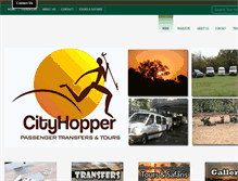 Tablet Screenshot of cityhoppers.co.za